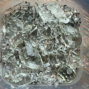 Clear Crystal Chandelier Prisms